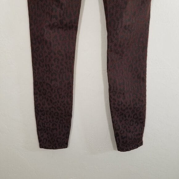 Free People Animal Print Jeans Size 24 - Picture 7 of 8